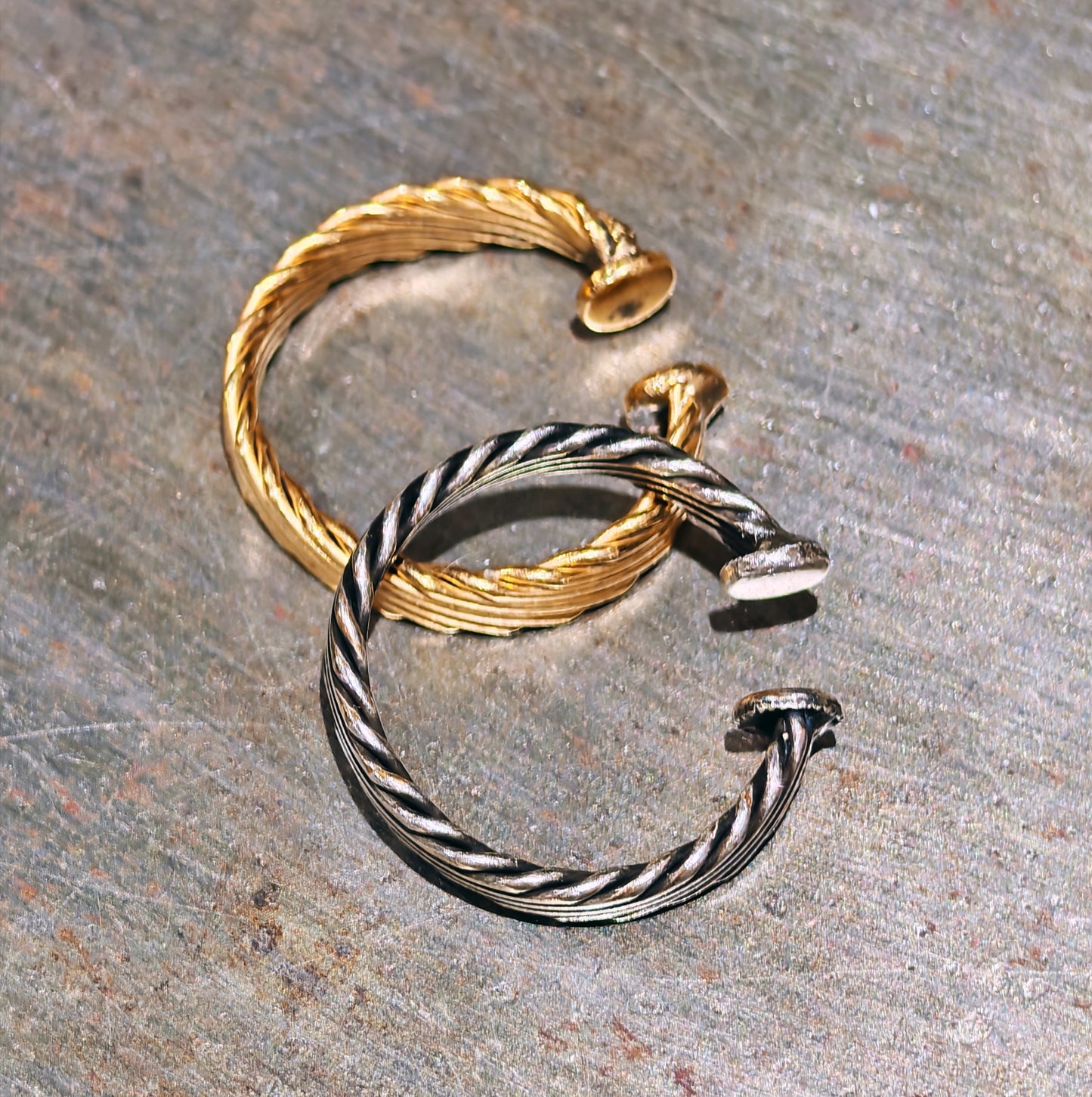 EARCUFF ROCK en argenté