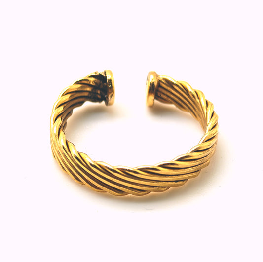 EARCUFF ROCK en doré