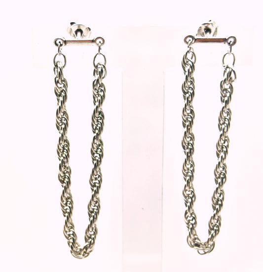 BOUCLES VANESSA en argenté