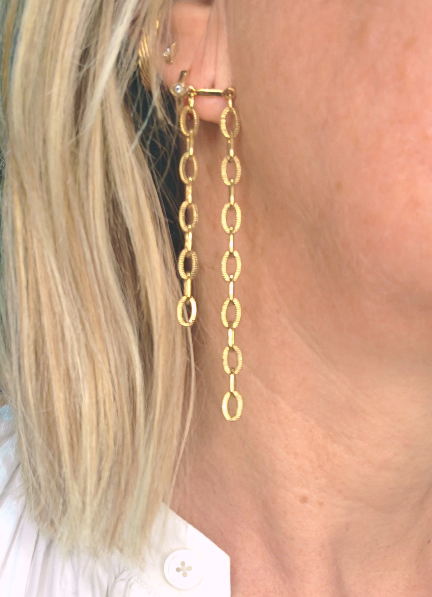 BOUCLES SANDRA en doré