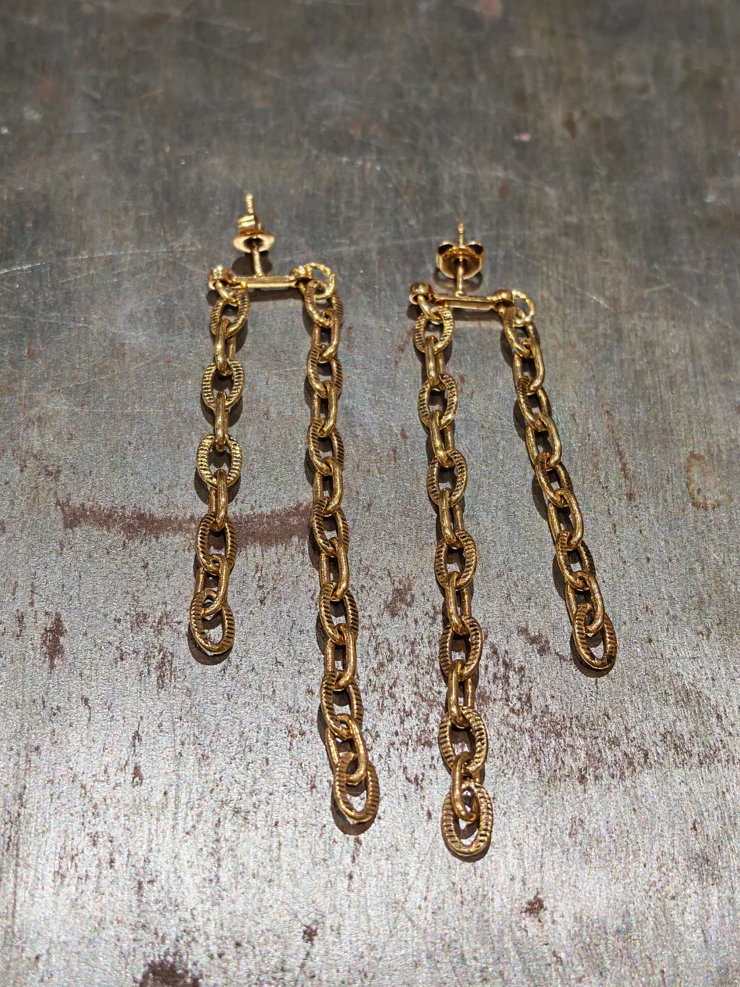 BOUCLES SANDRA en doré